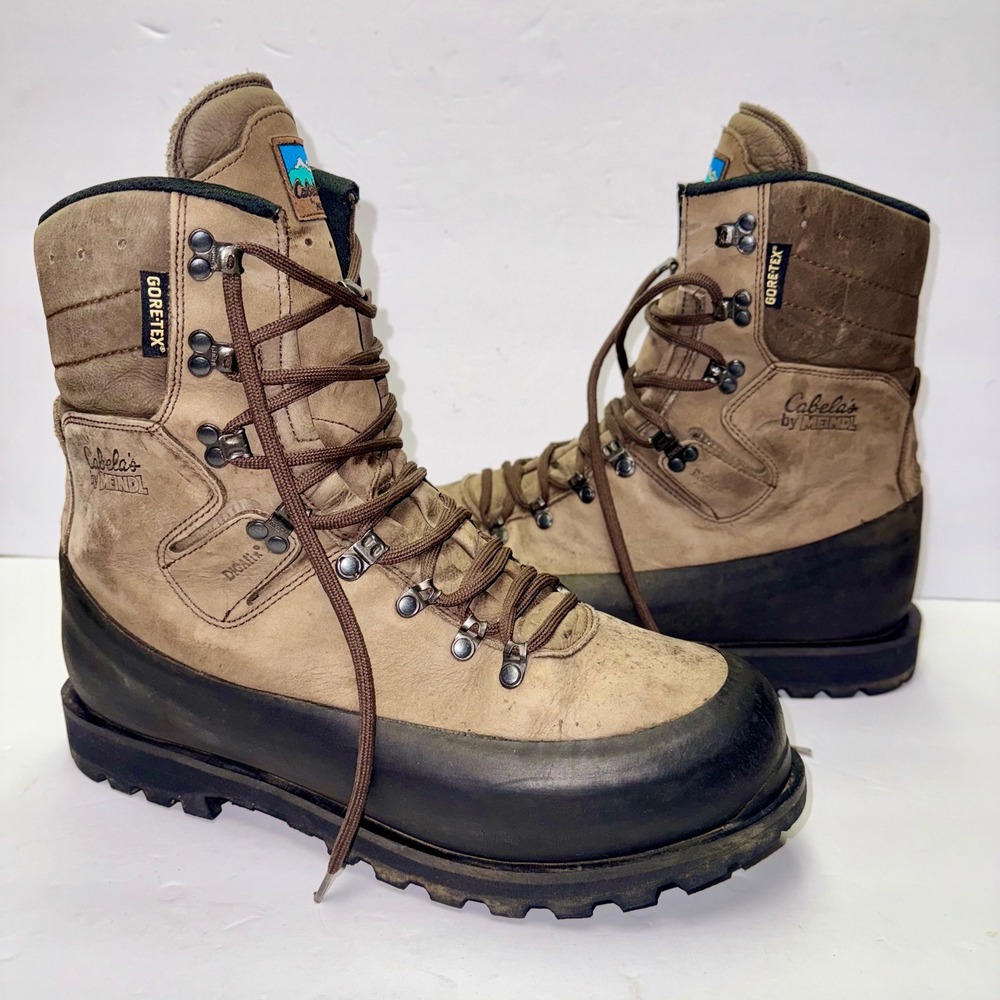 Cabela's Meindl Hunting Boots Gore-Tex Vibram Germany Made Men's 13 EE Phlege 2